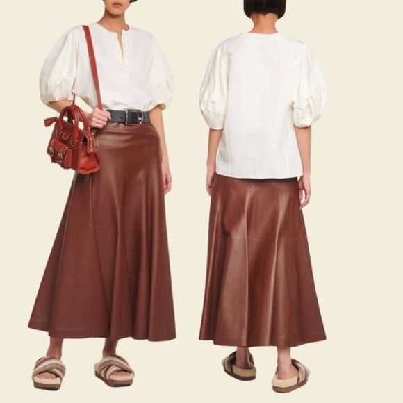 Chloé Linen And Silk Canvas Top In White 2021 Never Worn - Picture 2 of 9